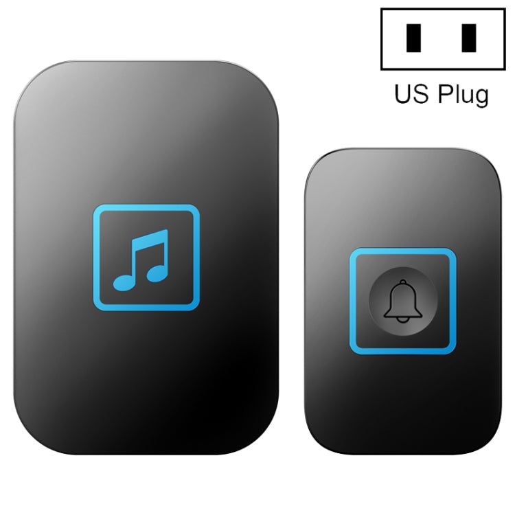 CACAZI A86 Electronic Music Remote Control Doorbell One For One AC Wireless Doorbell CACAZI A86 Electronic Music Remote Control Doorbell One For One AC Wireless Doorbell